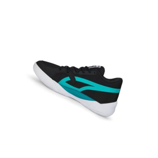 Basketbalove Tenisky Puma TRC Blaze Court Panske Čierne Svetlo Tyrkysové | 376582-010