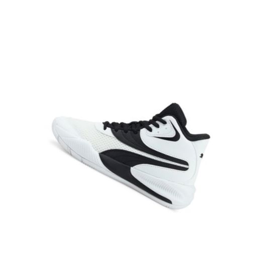 Basketbalove Tenisky Puma Triple Stredne Youth Dievcenske Biele Čierne | 376884-020