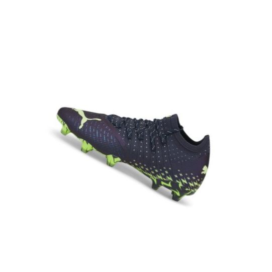 Kopačky Puma FUTURE 1.4 FG/AG Panske Čierne Svetlo Zelene | 106989-010