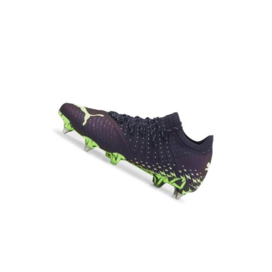 Kopačky Puma FUTURE 1.4 MxSG Panske Čierne Svetlo Zelene | 106988-010
