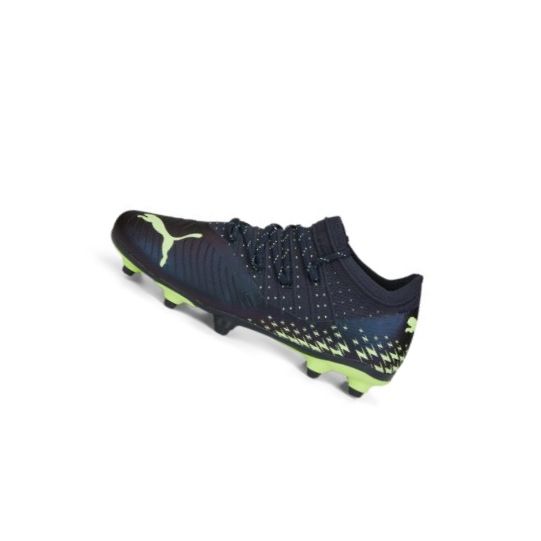 Kopačky Puma FUTURE 2.4 FG/AG Youth Chlapcenske Čierne Svetlo Zelene | 107009-010