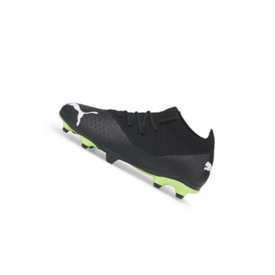 Kopačky Puma FUTURE 3.3 FG/AG Youth Chlapcenske Čierne Biele Svetlo Zelene | 106773-010