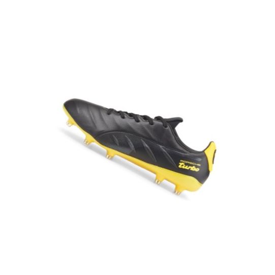 Kopačky Puma KING Platinum 21 Turbo FG/AG Panske Čierne Citrón | 107028-010