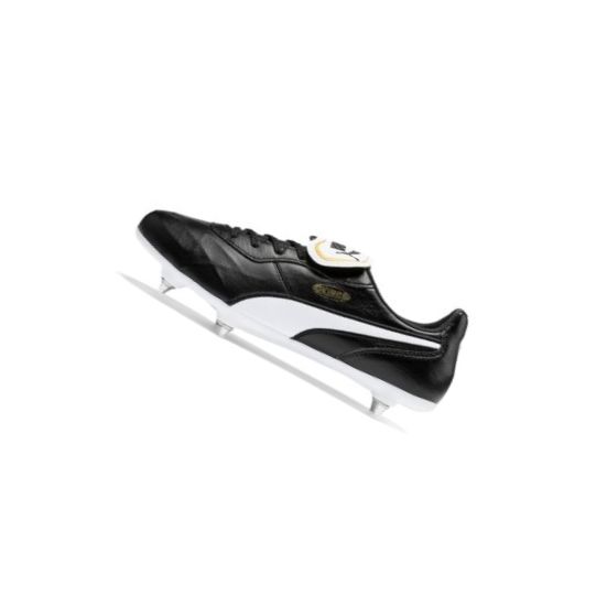 Kopačky Puma KING TOP SG Panske Čierne Biele | 105733-010
