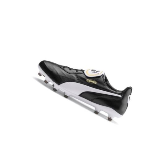 Kopačky Puma KING Top FG Panske Čierne Biele | 105607-010