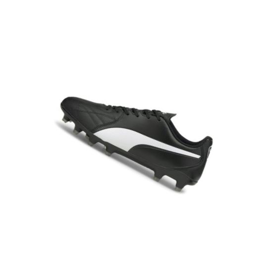 Kopačky Puma King Hero 21 FG Panske Čierne Biele | 106554-010