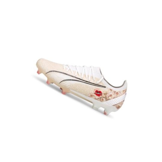 Kopačky Puma LIBERTY Ultra FG/AG Damske Biele Čierne Oranžové | 107026-020