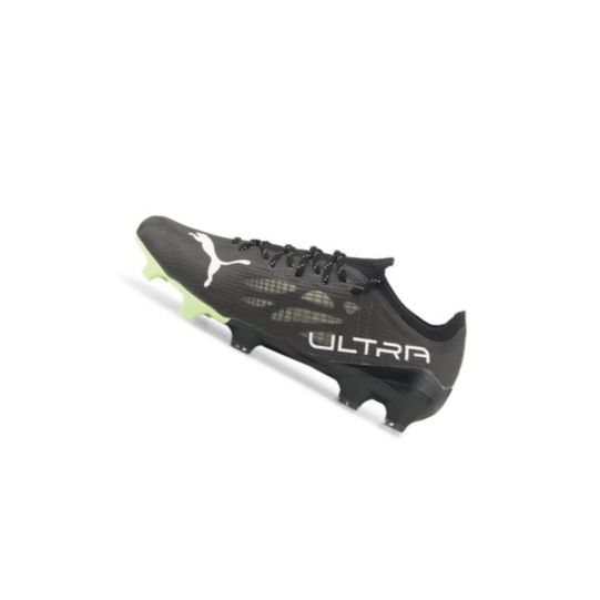 Kopačky Puma ULTRA 1.4 FG/AG Panske Čierne Biele Svetlo Zelene | 106694-010