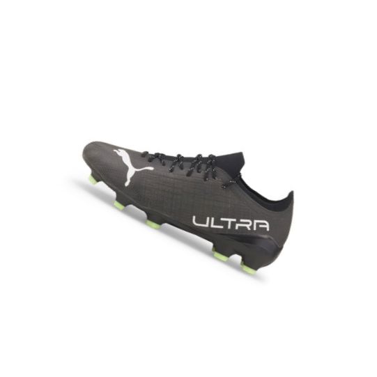 Kopačky Puma ULTRA 2.4 FG/AG Panske Čierne Biele Svetlo Zelene | 106698-010