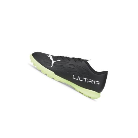 Kopačky Puma ULTRA 4.4 TT Youth Chlapcenske Čierne Biele Svetlo Zelene | 106745-010