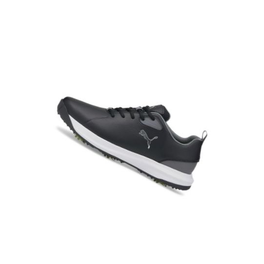 Golfove Topanky Puma FUSION FX Tech Panske Čierne Strieborne | 376081-010
