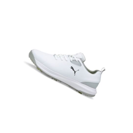 Golfove Topanky Puma FUSION FX Tech Panske Biele Strieborne | 376081-011