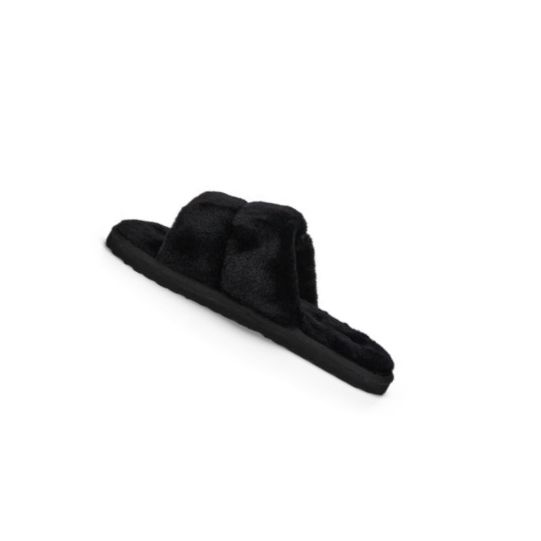 Sandále Puma Fluff Solo Slippers Damske Čierne Ruzove | 387522-020