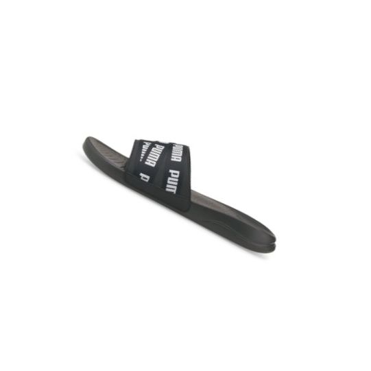 Sandále Puma Popcat 20 Signature Sandals Panske Čierne Biele | 384200-010