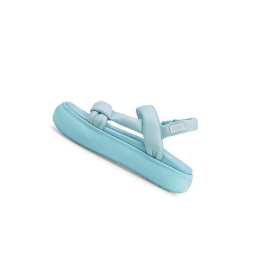 Sandále Puma Suede Mayu Summer Sandals Damske Tyrkysové Biele | 383379-023