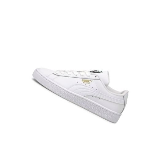 Tenisky Puma Basket Classic XXI Youth Chlapcenske Biele Biele | 380569-011