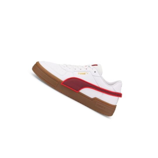 Tenisky Puma CA Pro EMBD Damske Biele Tmavo Hnede | 383404-020