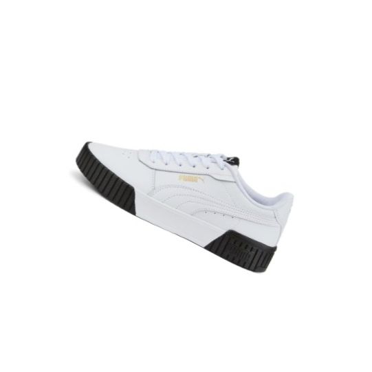 Tenisky Puma Carina 2.0 Damske Biele Biele Zlate Čierne | 385849-024
