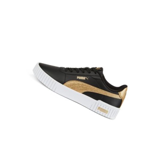 Tenisky Puma Carina 2.0 Distressed Damske Čierne Zlate | 387622-020