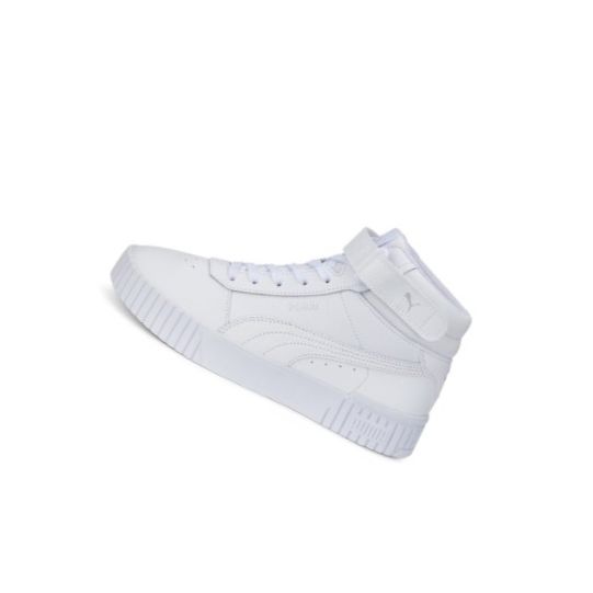 Tenisky Puma Carina 2.0 Stredne Damske Biele Biele Strieborne | 385851-021