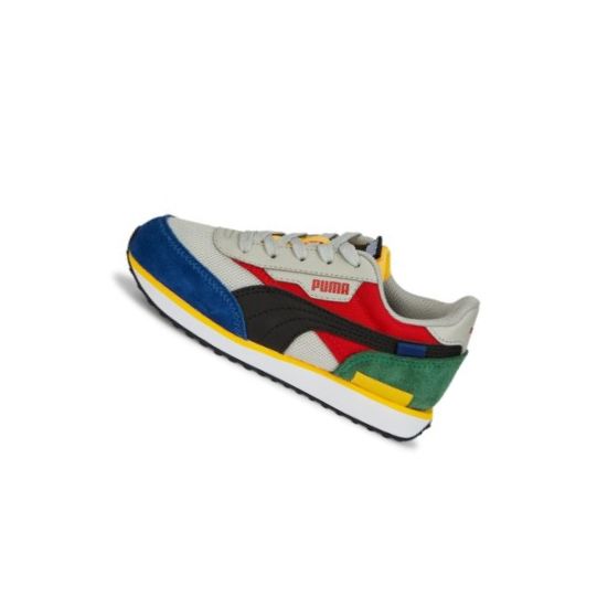 Tenisky Puma Future Rider Splash Chlapcenske Červené Siva Nachový Čierne | 381855-011