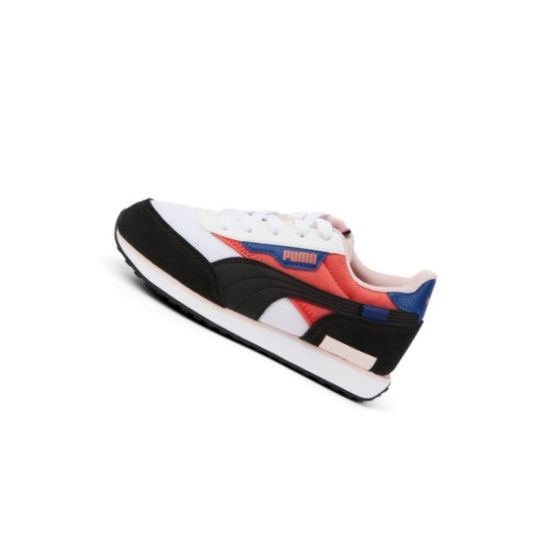 Tenisky Puma Future Rider Splash Chlapcenske Biele Čierne | 381855-012