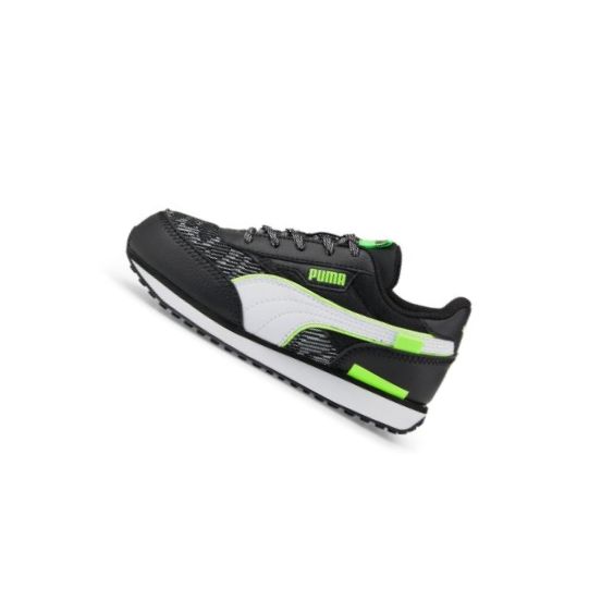 Tenisky Puma Future Rider Visual Effects Dievcenske Čierne Zelene | 384915-020