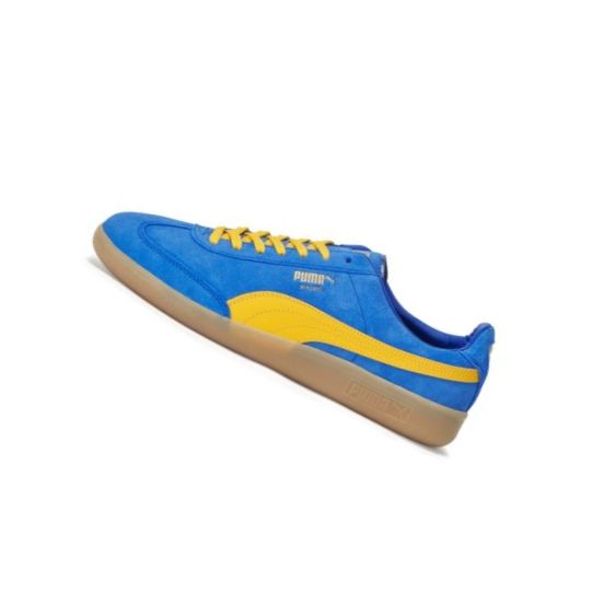 Tenisky Puma Madrid SD Panske Kráľovská Modrá Žlté Zlate | 384356-013