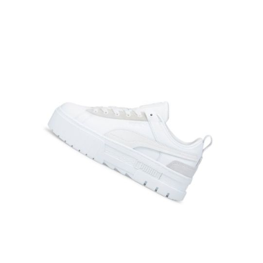 Tenisky Puma Mayze Raw Damske Biele | 383119-020