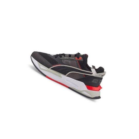 Tenisky Puma Mirage Športové Tech Youth Chlapcenske Čierne Tmavo Siva Červené | 384510-010