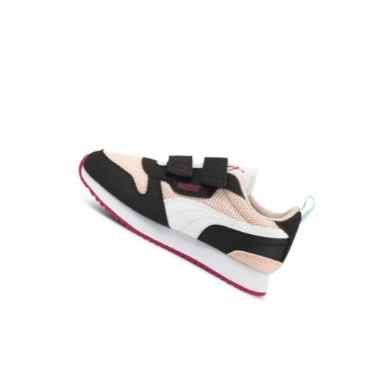 Tenisky Puma R78 Chlapcenske Biele Čierne | 373617-012