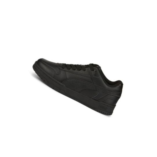 Tenisky Puma RBD Game Low Youth Chlapcenske Čierne Čierne Zlate | 387350-010