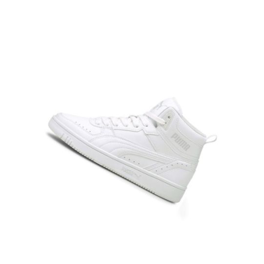 Tenisky Puma Rebound JOY Youth Chlapcenske Biele Biele | 374687-010