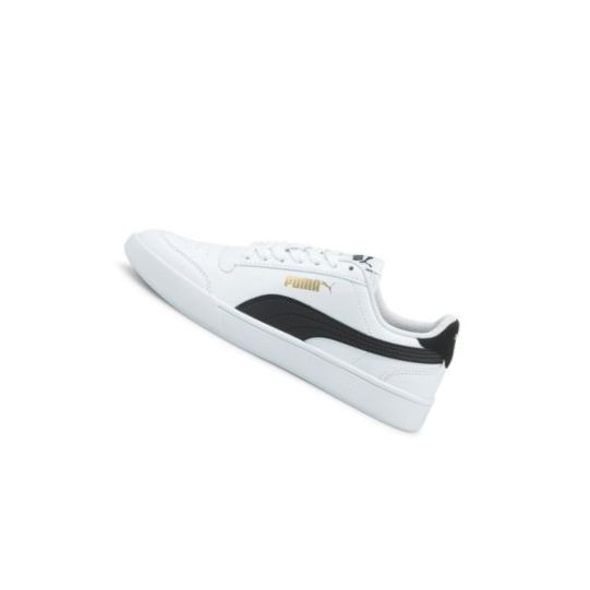 Tenisky Puma Shuffle Youth Chlapcenske Biele Čierne Zlate | 375688-011