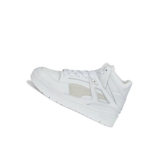 Tenisky Puma Slipstream Hi Kozene Panske Biele Biele | 388640-011
