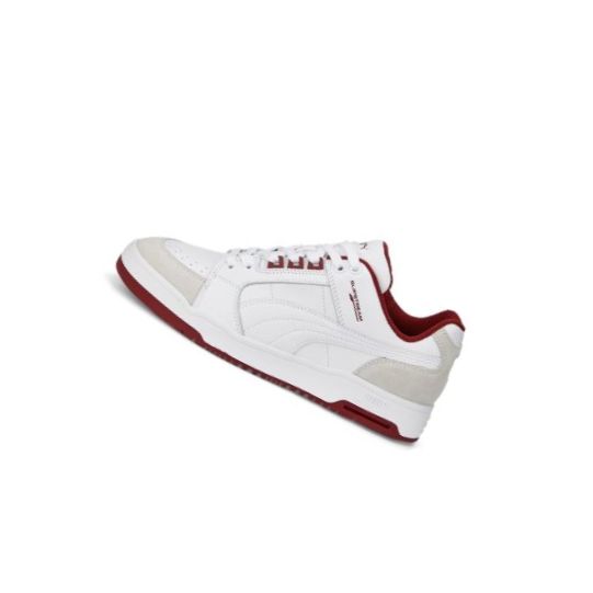 Tenisky Puma Slipstream Lo Retro Damske Biele Červené | 384692-024