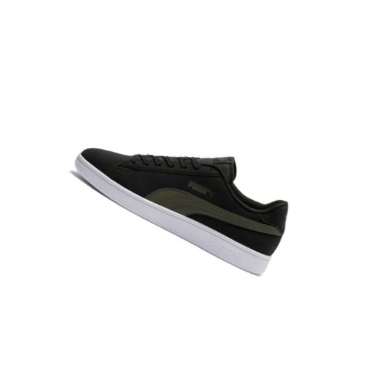 Tenisky Puma Smash v2 Buck Damske Čierne | 365160-020