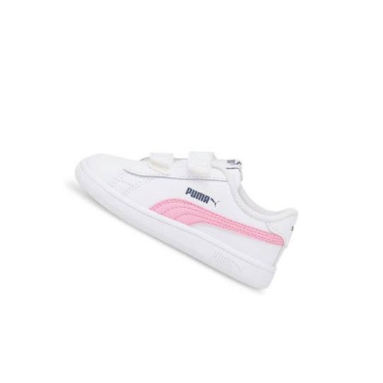 Tenisky Puma Smash v2 Chlapcenske Biele Ruzove | 365174-014