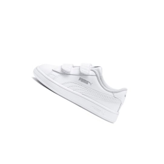 Tenisky Puma Smash v2 Chlapcenske Biele Biele | 365174-015