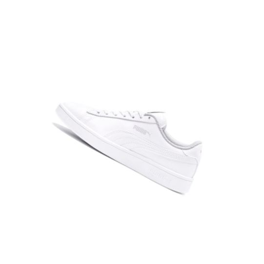Tenisky Puma Smash v2 Youth Chlapcenske Biele Biele | 365170-015