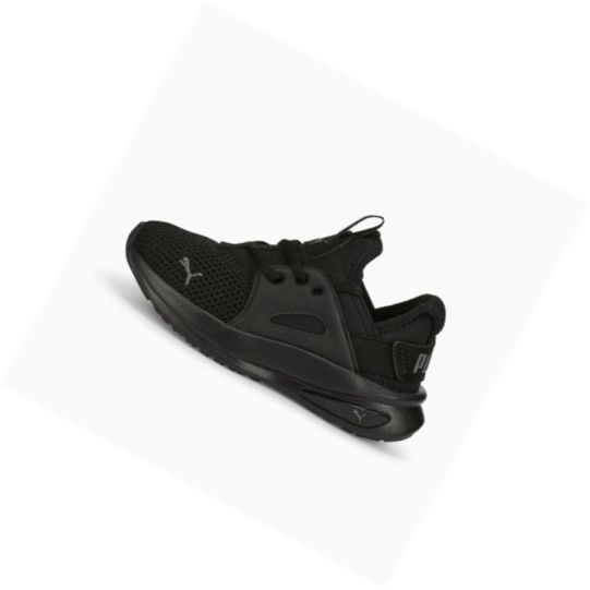 Tenisky Puma Softride Enzo Evo Chlapcenske Čierne | 387053-010