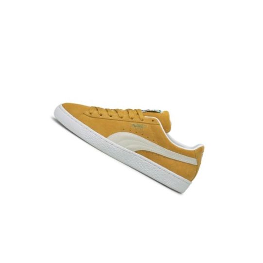 Tenisky Puma Suede Classic XXI Panske Oranžové Horčica Biela Biele | 374915-016