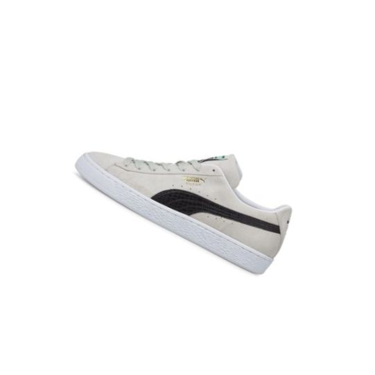 Tenisky Puma Suede Croc Damske Biele Čierne | 384852-020