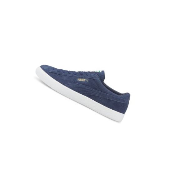 Tenisky Puma Suede VTG Hairy Suede Panske Námornícka Modrá Biele | 385698-010