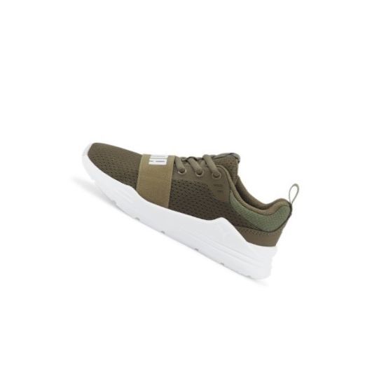 Tenisky Puma Wired Run Chlapcenske Olivovo Zelená Biele | 374216-012