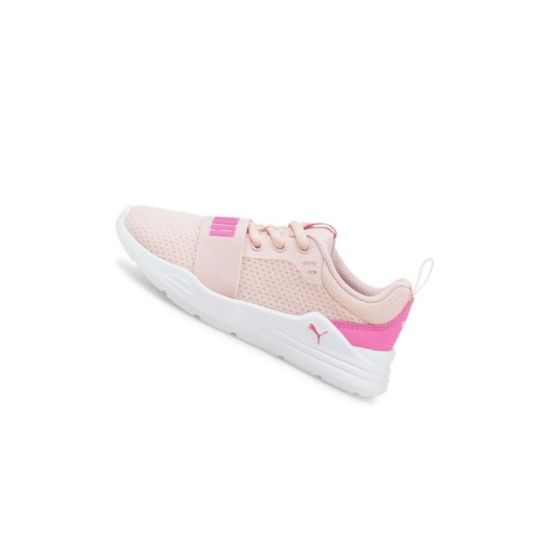 Tenisky Puma Wired Run Chlapcenske Ruzove Nachový | 374216-013