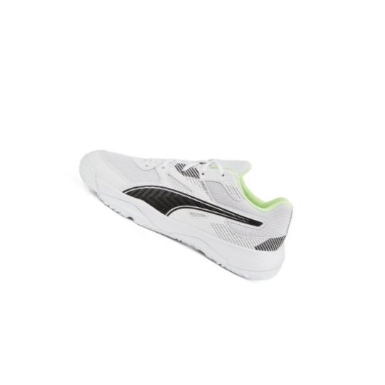 Topanky Puma Solarflash II Indoor Sports Shoes Youth Chlapcenske Biele Čierne Svetlo Zelene | 106883-010