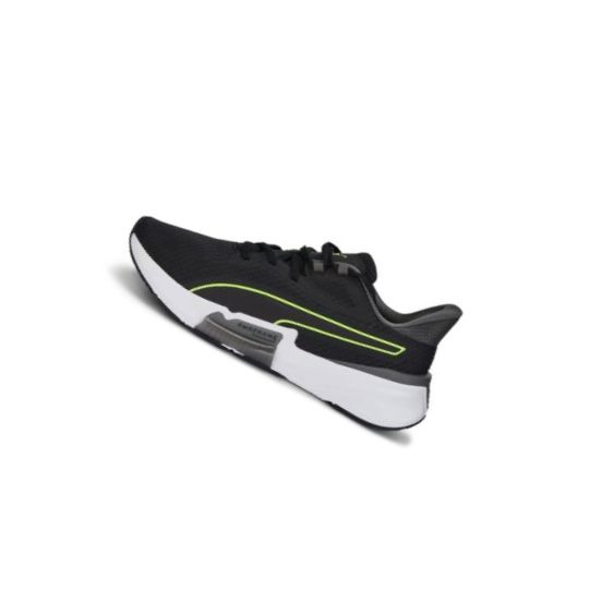 Topánky Na Cvičenie Puma PWRFRAME Tréningová Shoes Panske Čierne Svetlo Zelene | 376049-010
